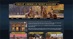 Desktop Screenshot of greatamericanwestgallery.com